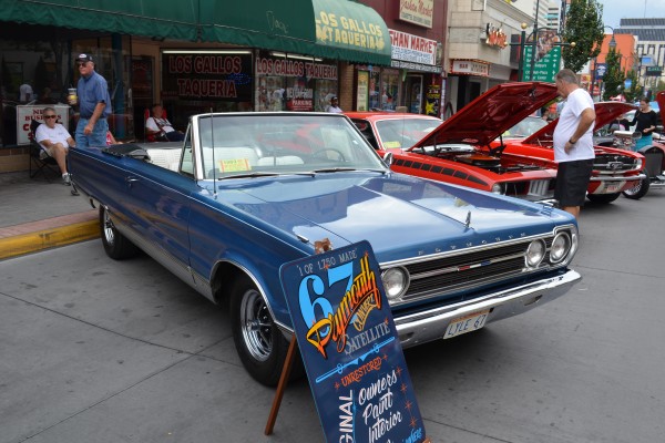 1967 Plymouth satellite convertible at 2014 Hot August Nights in Reno, NV