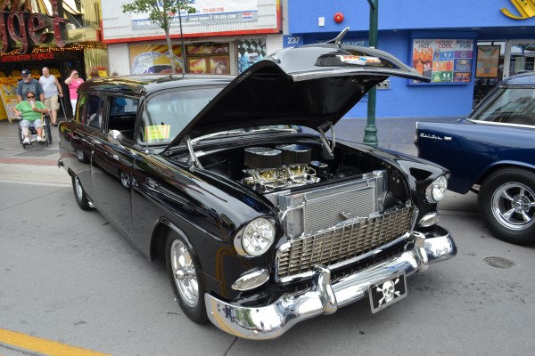1955 chevy nomad hot rod custom at hot august nights 2014