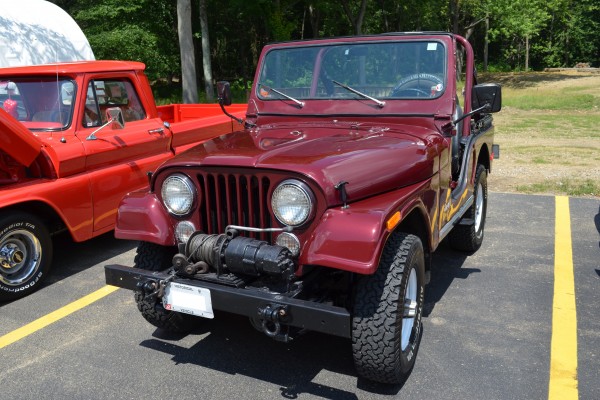 Quite literally the most beautiful burgundy 1980 Jeep CJ-5 on the entire planet