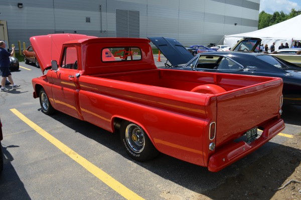 lowered, vintage ford pickup truck