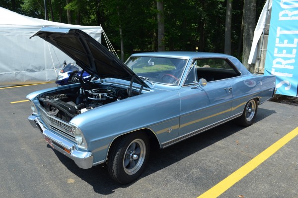 Blue Chevy II Nova Coupe at Summit Racing