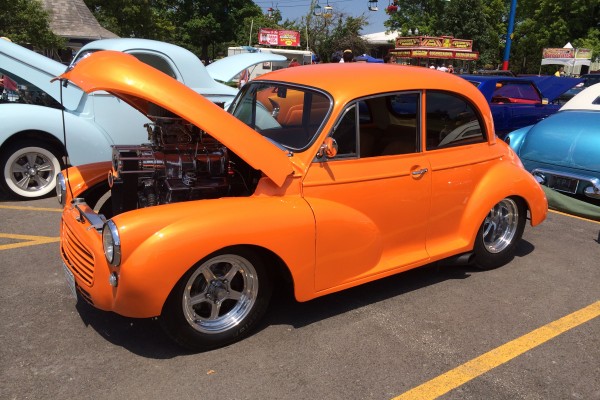 supercharged morris altered wheelbase hot rod