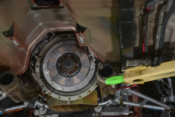 installing a flywheel and clutch assembly