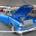 custom blue 1955 chevy nomad station wagon street rod thumbnail
