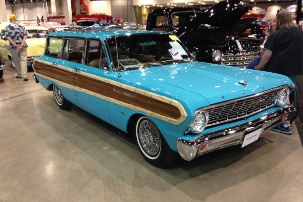 1960s era ford country squire woody station wagon