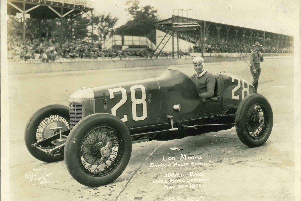 1928 Vintage Photo of an old prewar Indianapolis 500 race car