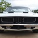front grille and bumper of a white 1973 plymouth cuda thumbnail