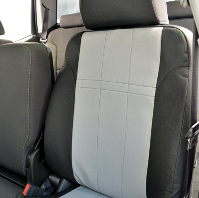 chevy Silverado truck seat with cover installed