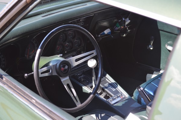 interior of a 1969 chevy corvette stingray