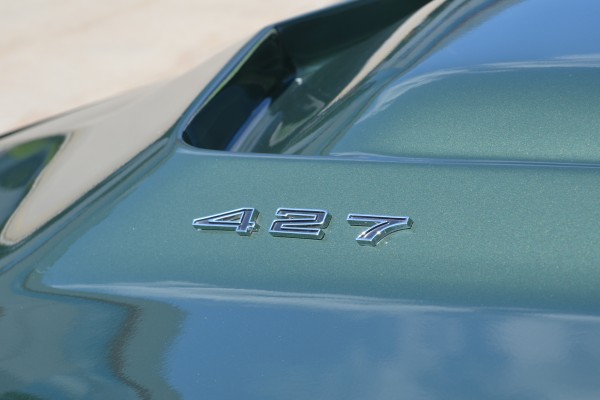 427 emblem on a L-88 C3 Corvette Big Block hood