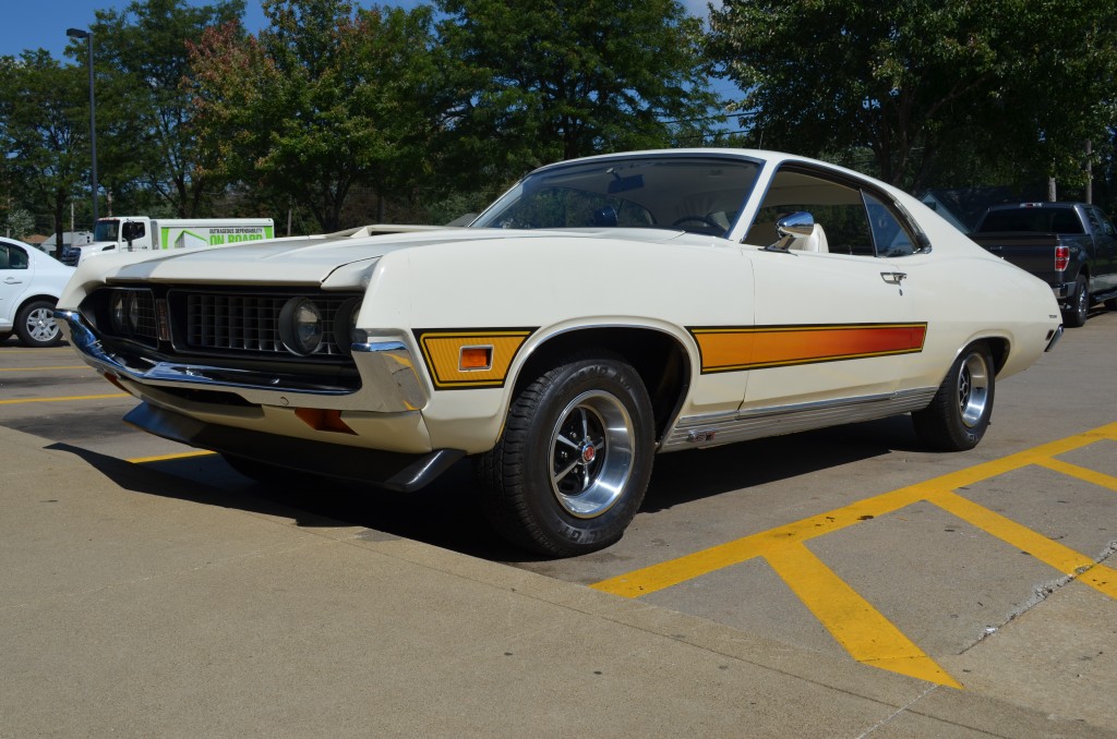 1971 ford torino gt, front quarter