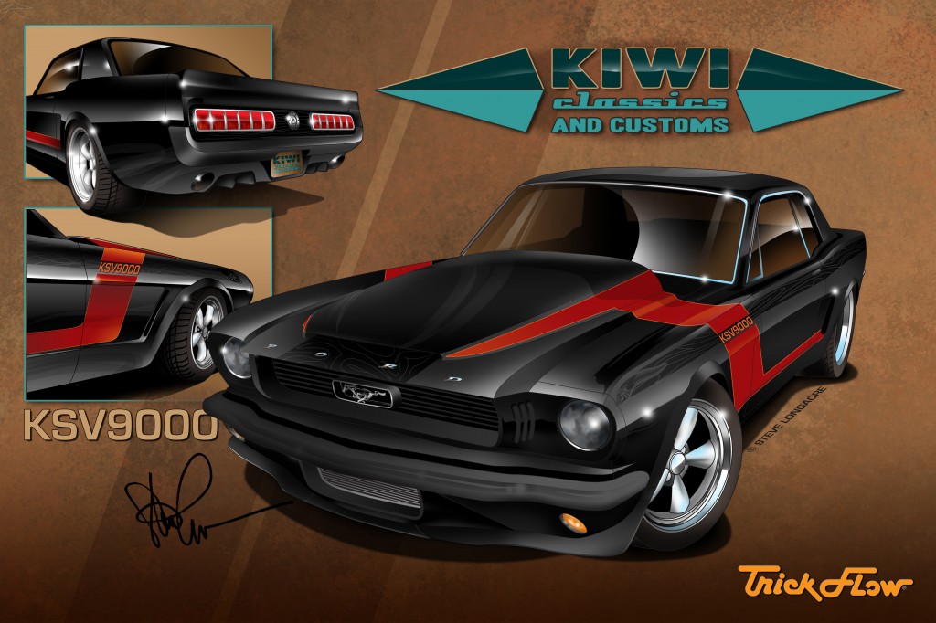 ksv900 custom ford mustang computer render