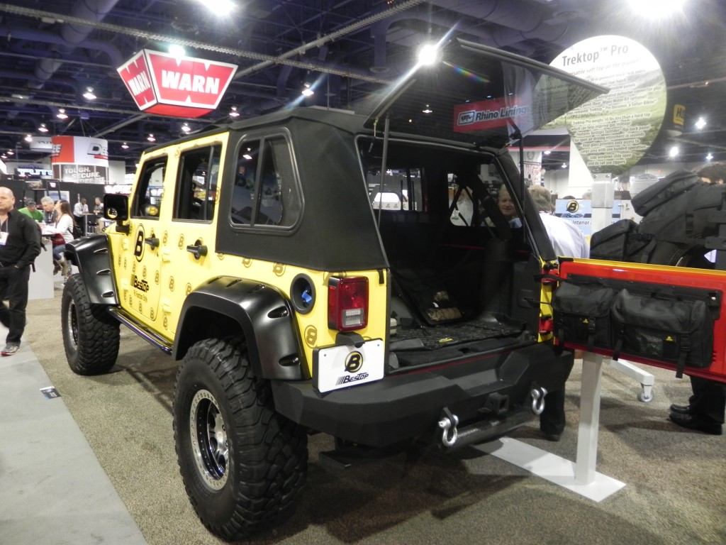 bestop jeep wrangler on display at 2014 SEMA Trade Show