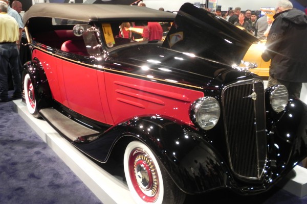 vintage prewar phaeton coupe on display at 2014 SEMA Trade Show