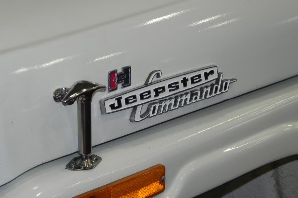 Hurst Jeepster Commando Fender Hood Badge