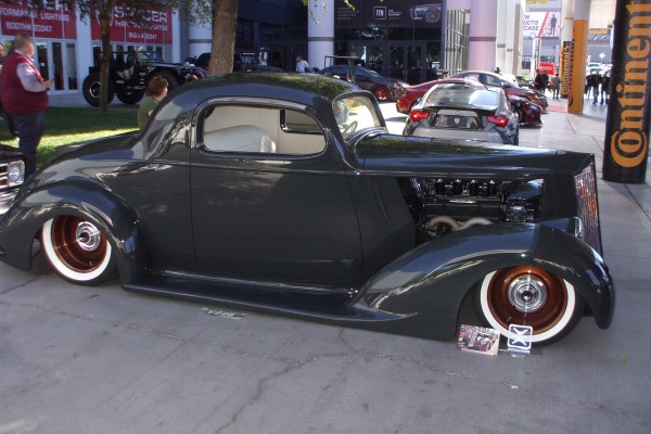 classic prewar hotrod on display at 2014 SEMA Trade Show