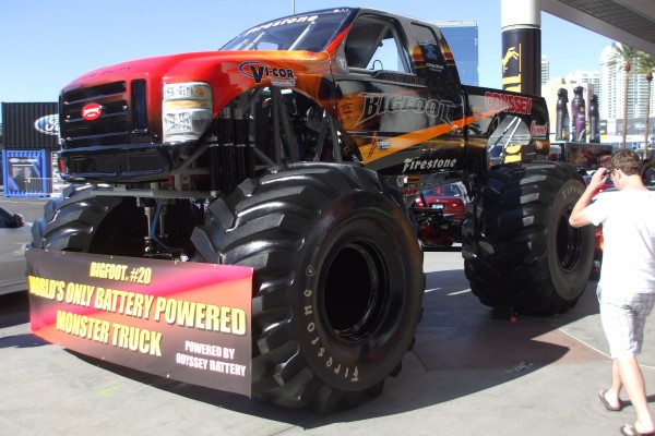 battery powered full size bigfoot monster truck
