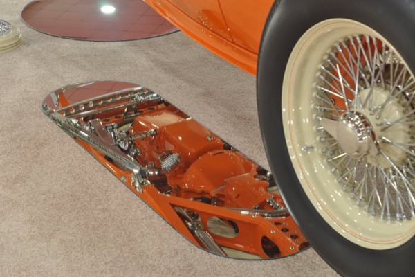 1932 Orange Ford Sedan Millwinder Award Winner 2014, chassis view