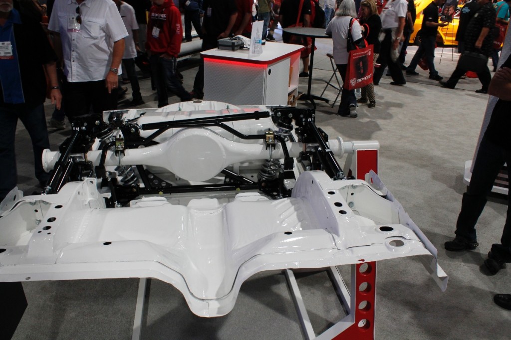 QA1 suspension setup on display at 2014 SEMA automotive trade show