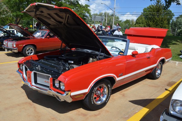 red oldsmobile cutlass 442 convertible