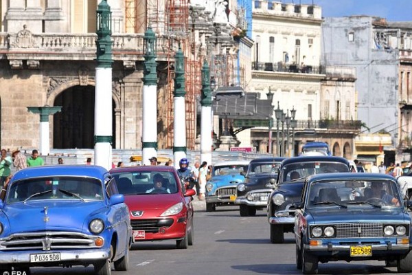 old cars driven on streets of cuba