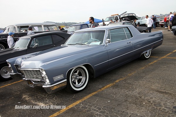 lowered mid 1960s cadillac custom coupe