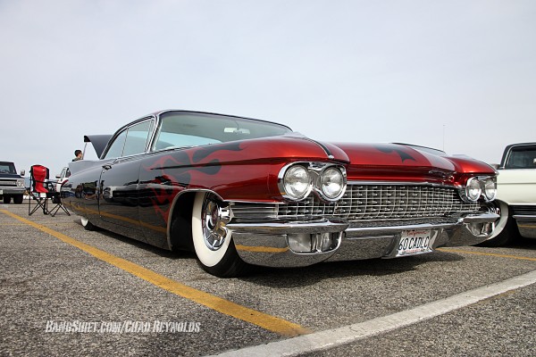 lowered Cadillac 1960s coupe hot rod