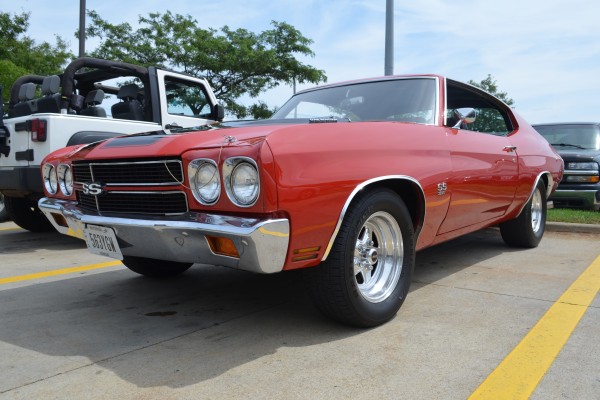front quarter view of a 1970 chevelle ss 396