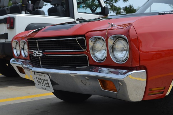 front grille of a 1970 chevelle ss 396
