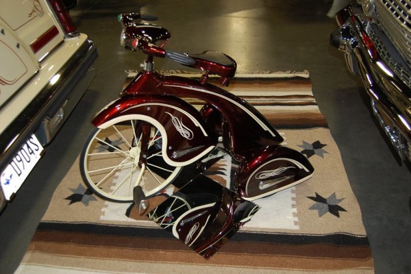 customized hot rod tricycle