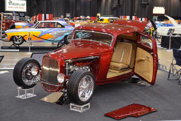 vintage custom hot rod show car
