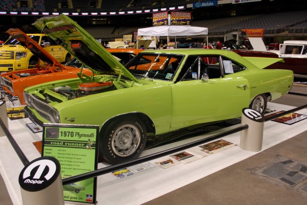 green 1970 plymouth road runner