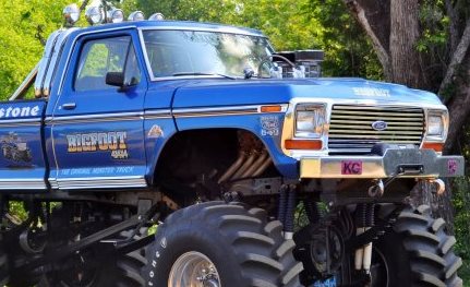 Cropped image of bigfoot monster truck