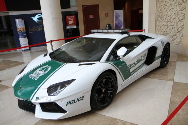 Lamborghini Aventador police car
