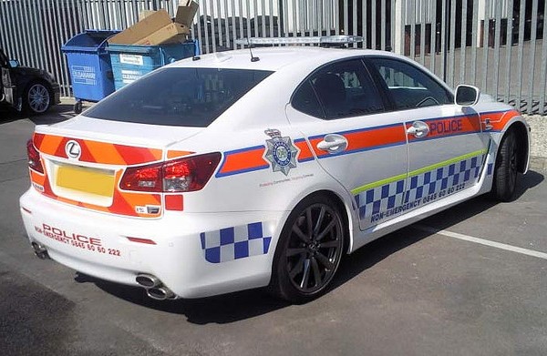 Lexus IS-F police car