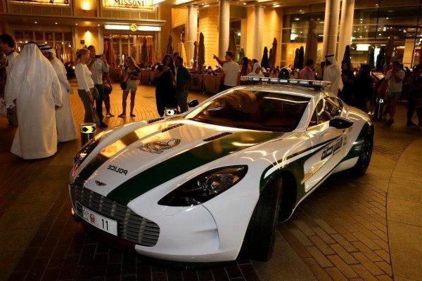 Aston Martin One in Dubai Police livery