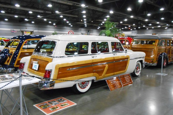 vintage woody wagon from the 1950s