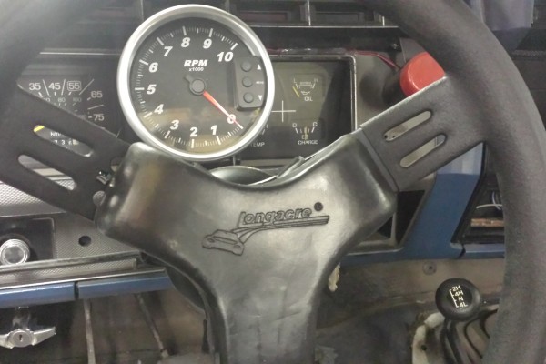 Longacre steering wheel in a ford bronco