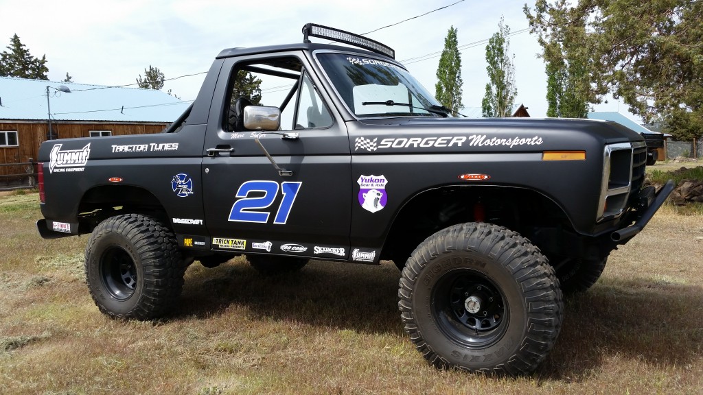 marc sorger's ford bronco race truck