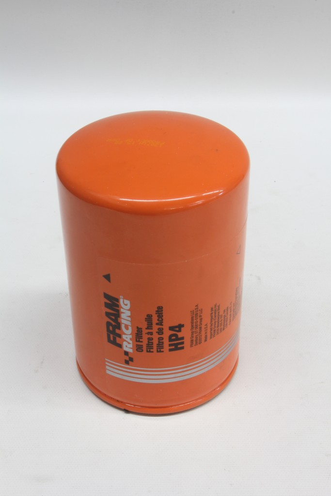 Fram Oil Filter on white table