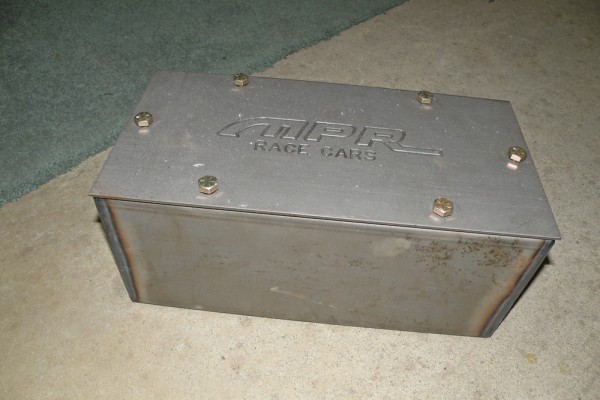 ballast box for a drag race car