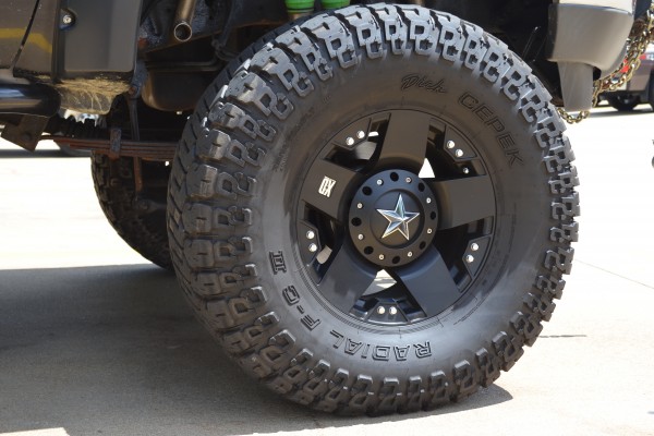 Ford F350 lifted truck wheel