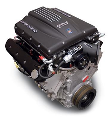Edelbrock GM LS416 E-Force Supercharged Crate Engine.