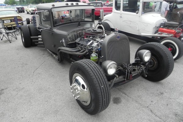 lowered ford hot rod truck