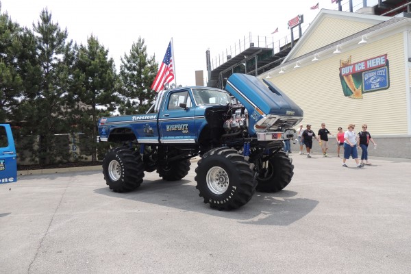 bigfoot original monster truck on display