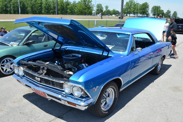 blue 1966 chevy chevelle ss