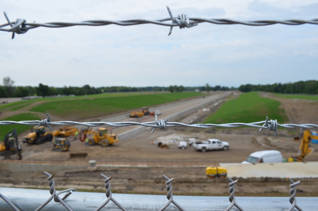 Dragway 42 West Salem, Ohio under construction