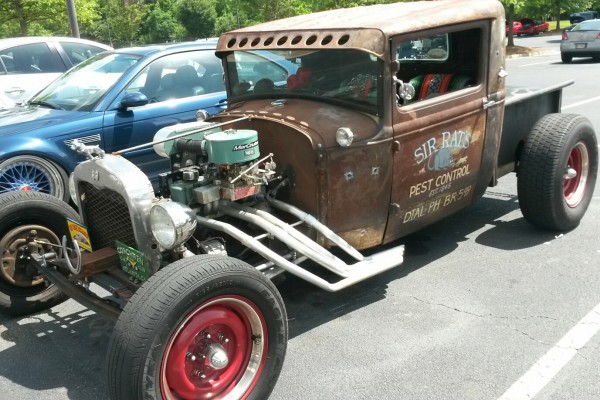 vintage rat rod ford truck