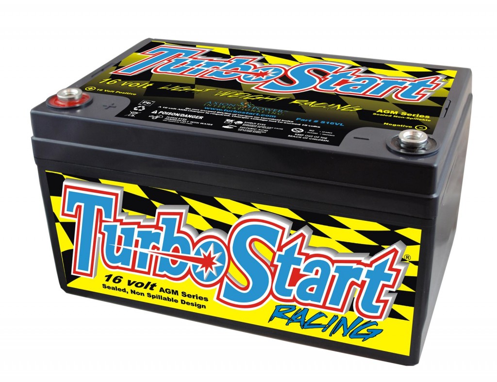turbo start 16 volt racing battery
