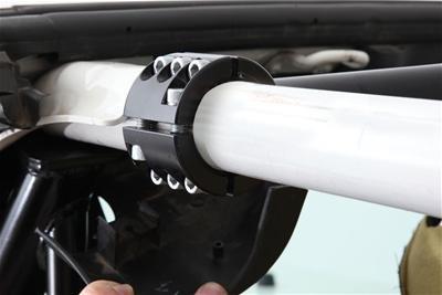 roll bar clamp with hardware installed